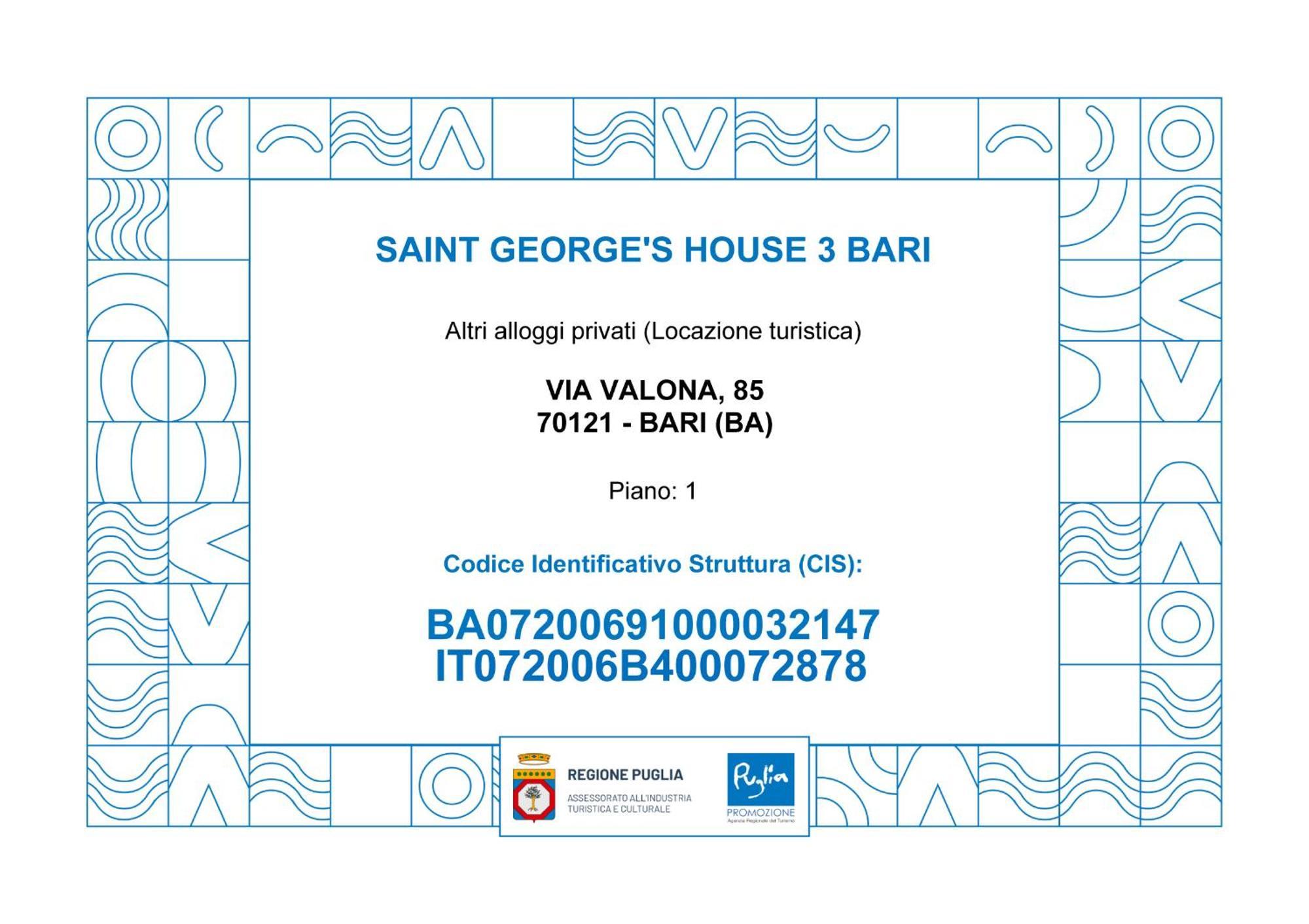 Saint George'S House 3 Bari Apartamento Exterior foto